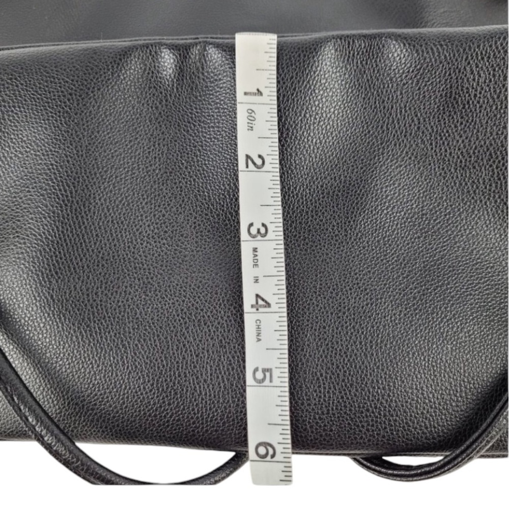 Victoria Secret black faux leather fringe backpack like new super clean - Picture 8 of 8